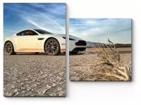 Модульная картина Aston-Martin в пустыни70x53