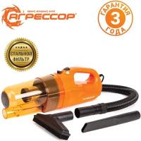 Agr-160 Steel_пылесос! Агрессор 12V, 100W, Cyclonic Action, 4М Шнур, 3 Насадки,Фильтр Из Нерж.стали Агрессор арт. AGR160STEEL