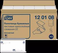 Tork листовые полотенца сложения ZZ, категория качества Universal, 1 слойные 20 пачек