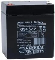 Аккумуляторная батарея General Security GS4.5-12 12В 4.5 А·ч