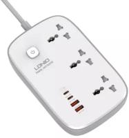 Сетевой фильтр - удлинитель с кабелем 2 метра LDNIO SC3416 - Power Strip 3250W