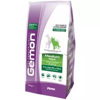 Gemon Dog Medium корм для взрослых собак средних пород ягненок с рисом