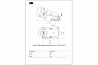 IEK Розетка стационарная ССИ-115 16А-6ч/200/346-240/415В 3Р+РЕ+N IP44 MAGNUM