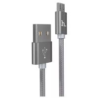 Кабель Hoco Rapid X2 USB - microUSB, 1 м, 1 шт., серый