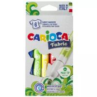 Carioca Набор фломастеров Fabric (40956), 6 шт