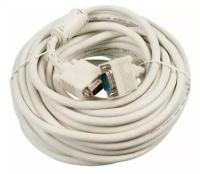 Кабель CABLE30 DB15 (m) DB15 (m) 30 м, ферритовые кольца, белый