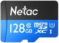 Карта памяти Netac P500 MicroSDXC 128Gb Class 10 UHS-I 80MB/s (NT02P500STN-128G-S)