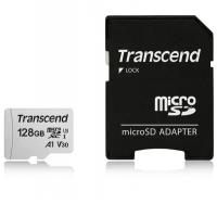 128Gb Карта памяти microSDXC TRANSCEND TS128GUSD300S-A + adapter