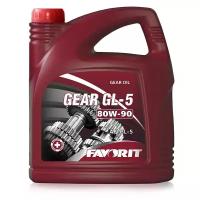 Gear GL-5 SAE 80W-90 API GL-5, FV121211-0004VO, 4л., масло минеральное, Favorit, FV8102-4-E