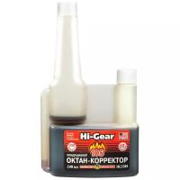 Октан-корректор Hi-Gear Octane Boost & Fuel Conditioner, присадка в бензин, с кондиционером металла SMT², бутылка с дозатором 240мл, арт. HG3309