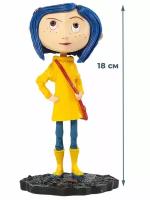 Фигурка Коралина в стране кошмаров Coraline (головотряс, подставка, 18 см)