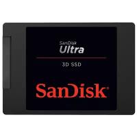 Накопитель SSD Sandisk SDSSDH3-2T00-G25 Ultra 3D /SATA III/2 TB /Скорость чтения 560МБайт/с Скорость записи 530МБайт/с