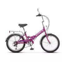 Городской велосипед STELS Pilot 350 20 Z011 (2019) фиолетовый 13