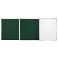 Доска магнитно-маркерно-меловая 2x3 Education TRK\S 1510 UKF 100х300 см, зеленый/белый