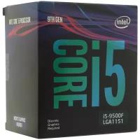 Процессор Intel Core i5-9500F LGA1151 v2, 6 x 3000 МГц