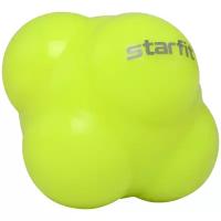 Мяч реакционный STARFIT RB-301 силикагель, ярко-зеленый