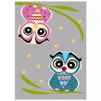 Ковер Agnella детский FUNKY TOP Owl grey