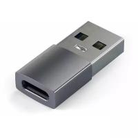 Адаптер Satechi USB Type-A to Type-C. Цвет серый космос