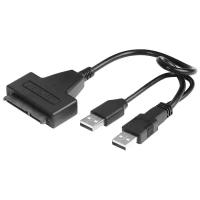 Переходник/адаптер GCR USB - SATA (GC-U2ST02), черный