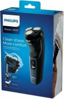 Электробритва Philips S3134 Series 3000, синий шторм