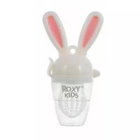 ROXY-KIDS Ниблер для прикорма малышей ROXY-KIDS .BUNNY TWIST Цвет розовый