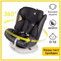 Автокресло детское Happy Baby Unix, silver, серый, 0/1/2/3