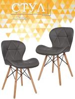 Мягкий кухонный комплект стульев Jess из эко-кожи