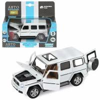 Внедорожник Автопанорама Mercedes-Benz G350d JB1200188/JB1200189 1:32, 14 см, белый