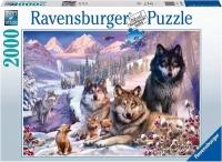 Пазл Ravensburger 2000 деталей: Волки в снегу 160129