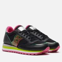 Кроссовки Saucony, натуральная кожа, размер 41, черный