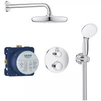 Набор для комплектации душа, с Tempesta 210, GROHE Grohtherm, хром, (34727000)