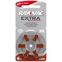 Батарейка RAYOVAC Extra ZA312