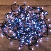 Гирлянда электрогирлянда новогодняя светодиодная 200 LED Neon-Night 20м с контроллером, синее свечение