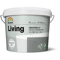 Краска латексная Beckers Living Vaggfarg 07 моющаяся матовая бесцветный 2.7 л