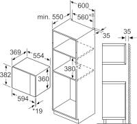 Микроволновая печь встраиваемая Bosch BFL554MB0