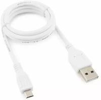 Кабель USB 2.0 Pro Cablexpert CCP-mUSB2-AMBM-W-1M, AM/microBM 5P, 1 м, экран, белый