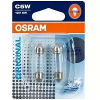 Лампа автомобильная накаливания OSRAM Original 6418-02B C5W 12V 5W SV8.5