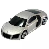 Машинка металлическая Uni-Fortune RMZ City 1:64 Audi R8 V10, без механизмов, (серебристый)