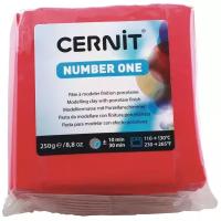 Полимерная глина Cernit Number one красная (400), 250 г