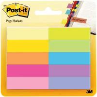 Post-it Закладки, 12,7 х 44.5 мм, 10 цветов, 500 штук, 670-10AB