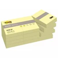 Post-it набор блоков Basic 38х51 мм,100 листов,12 штук (653R-BY)