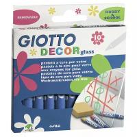 GIOTTO Восковые мелки Decor glass 10 цветов (441000)