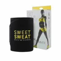 Пояс для похудения Sweet Sweat Waist Trimmer Belt / Пояс - корсет универсальный для похудения мужчин и женщин, желтый