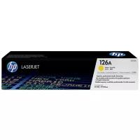 Картридж HP CE312A, 1000 стр, желтый