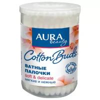 Ватные палочки Aura Beauty Cotton buds, 100 шт., банка