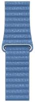 Apple Кожаный ремешок (для корпуса 44 мм), размер M, синие сумерки