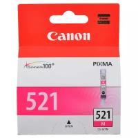 Картридж Canon CLI-521M (2935B004/2935B001), 447 стр, пурпурный