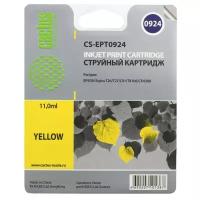 Струйный картридж Cactus CS-EPT0924 T0924 желтый (6.6мл) для Epson Stylus C91/CX4300/T26/T27/TX106/T