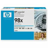 92298X Картридж Hewlett-Packard № 98X для принтеров серии LJ 4/4+/4m/4m+/5/5m - Ресурс 8800 страниц