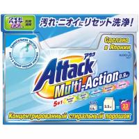 Стиральный порошок Attack Multi-Action, 0.9 кг